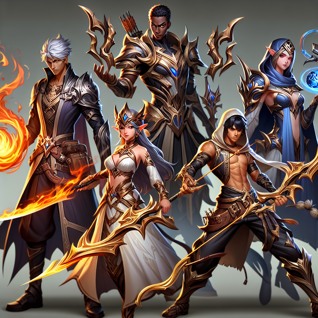 Inspirasi Desain Gambar Karakter Mobile Legend yang Keren dan Unik